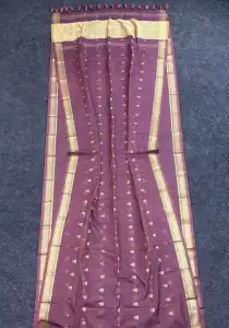 Royal Mauve Kasturi Cotton Saree