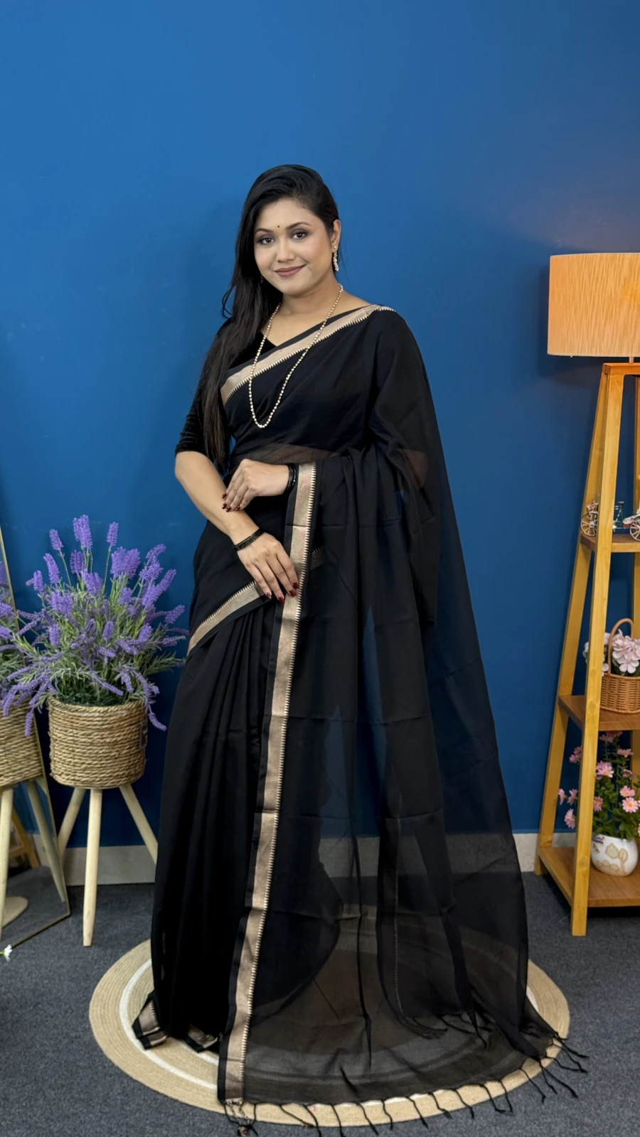 Black Kota Cotton Saree