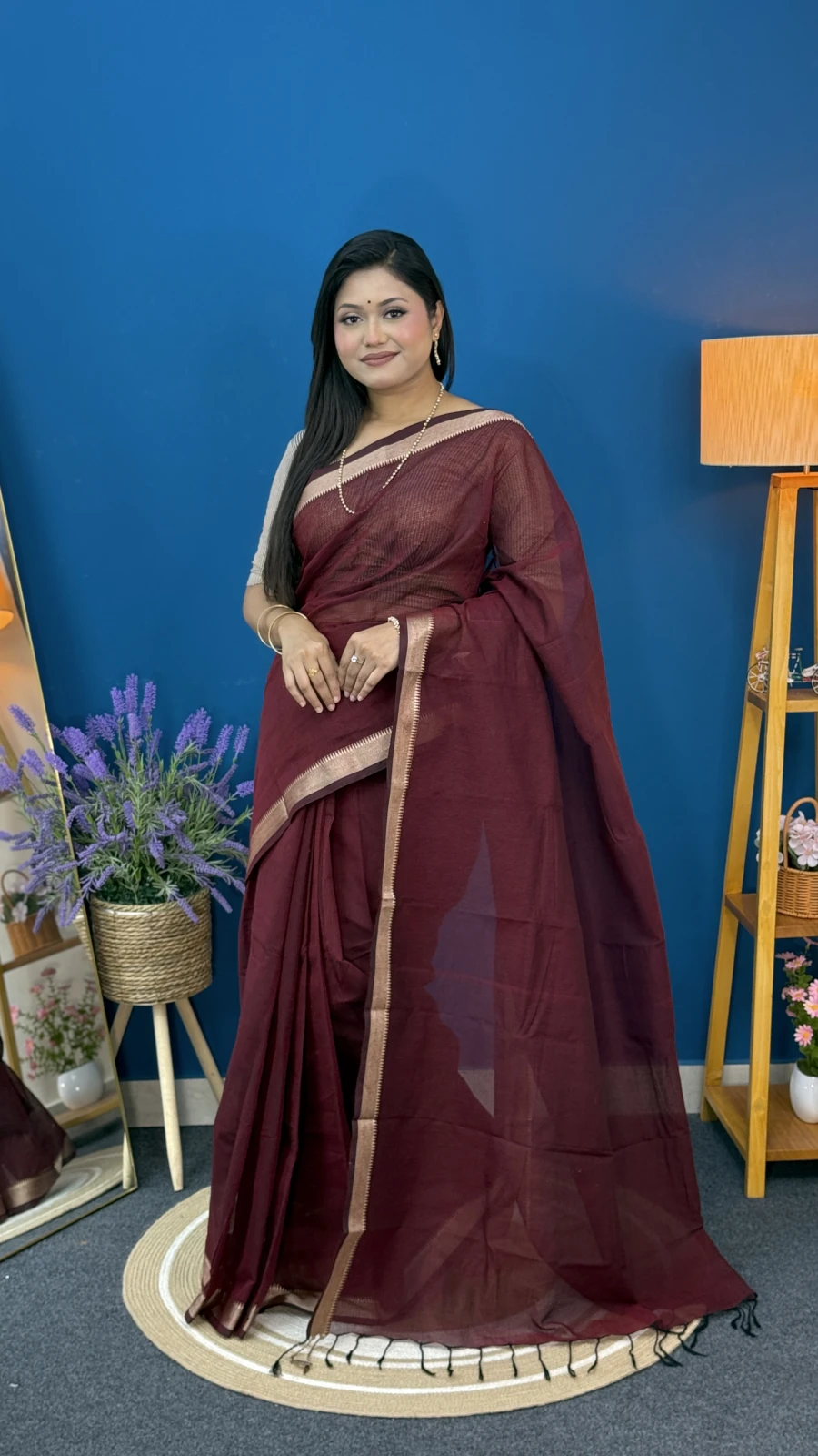 Red kota saree